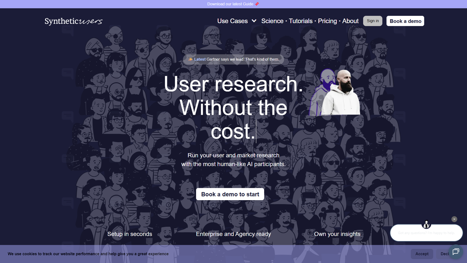 Synthetic Users — интерфейс нейросети Synthetic Users — интерфейс нейросети