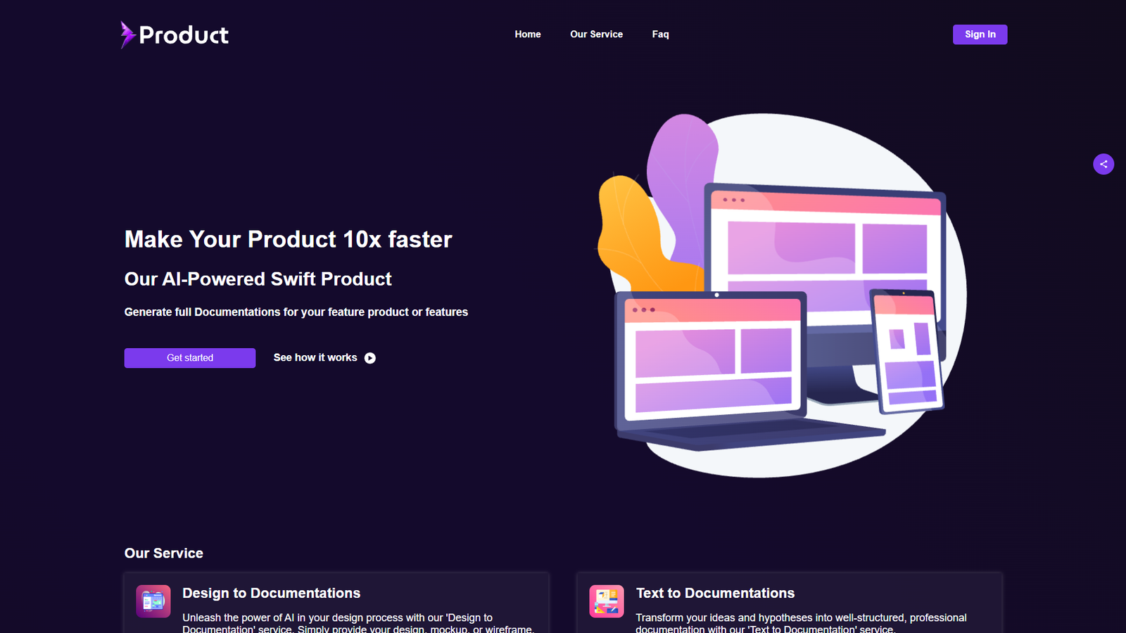 Swift Product — интерфейс нейросети Swift Product — интерфейс нейросети