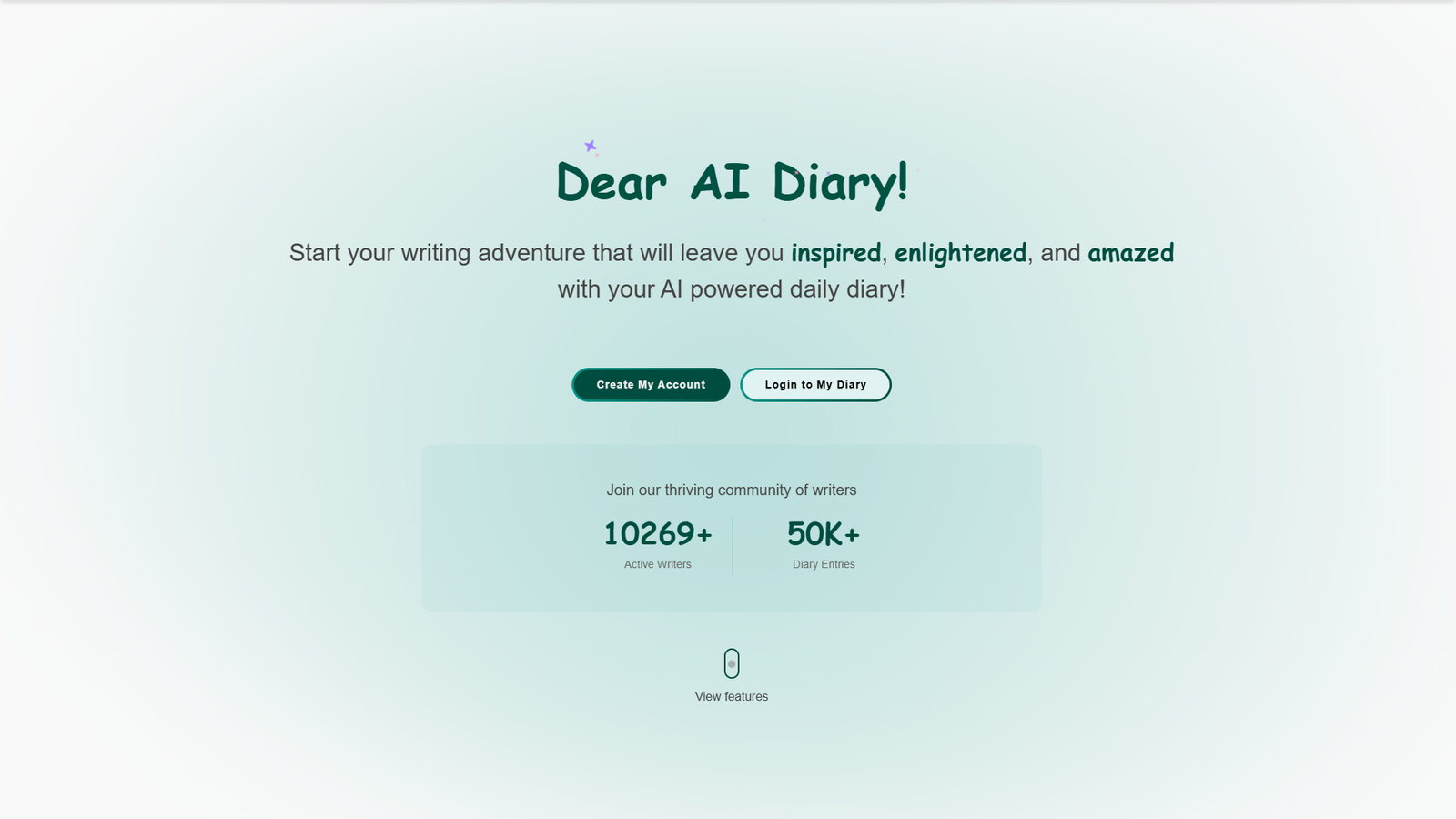 AI Diary — интерфейс нейросети AI Diary — интерфейс нейросети