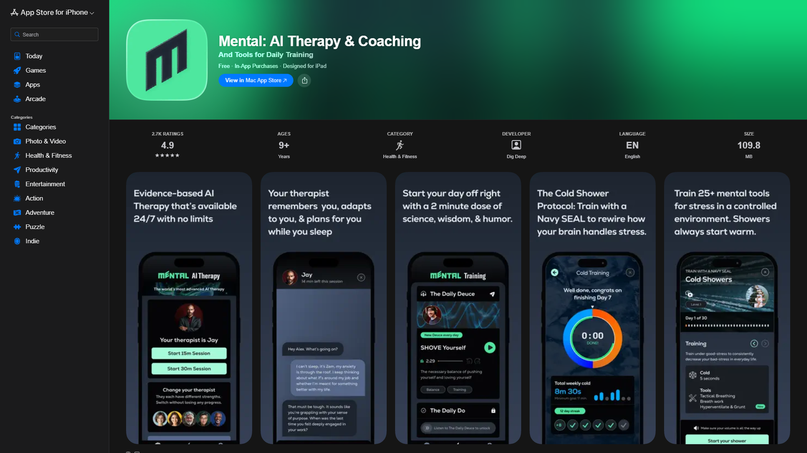 Mental AI Therapy & Coaching — интерфейс нейросети Mental AI Therapy & Coaching — интерфейс нейросети