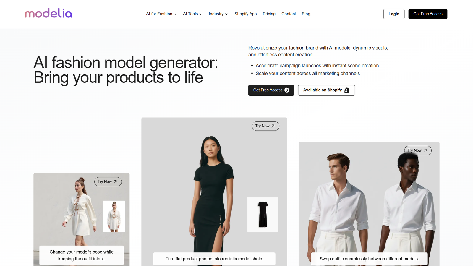 Modelia AI Fashion Model Generator — интерфейс нейросети Modelia AI Fashion Model Generator — интерфейс нейросети