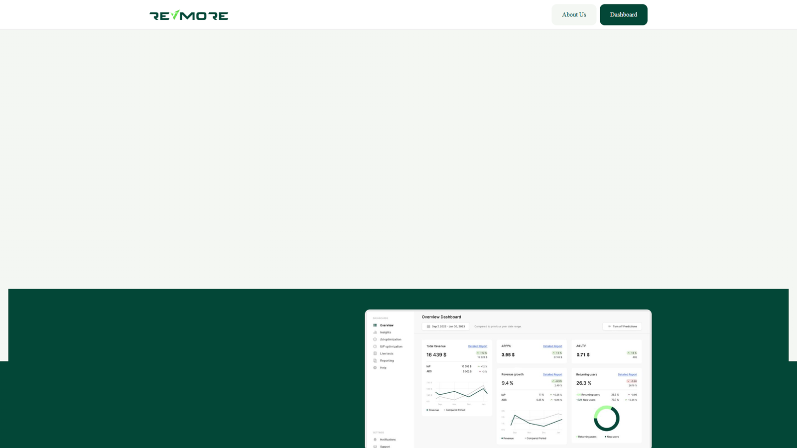 Revmore — интерфейс нейросети Revmore — интерфейс нейросети