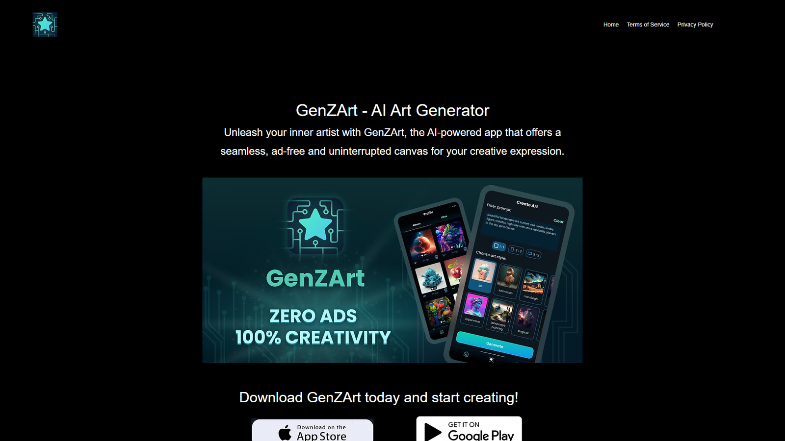 GenZArt — интерфейс нейросети GenZArt — интерфейс нейросети