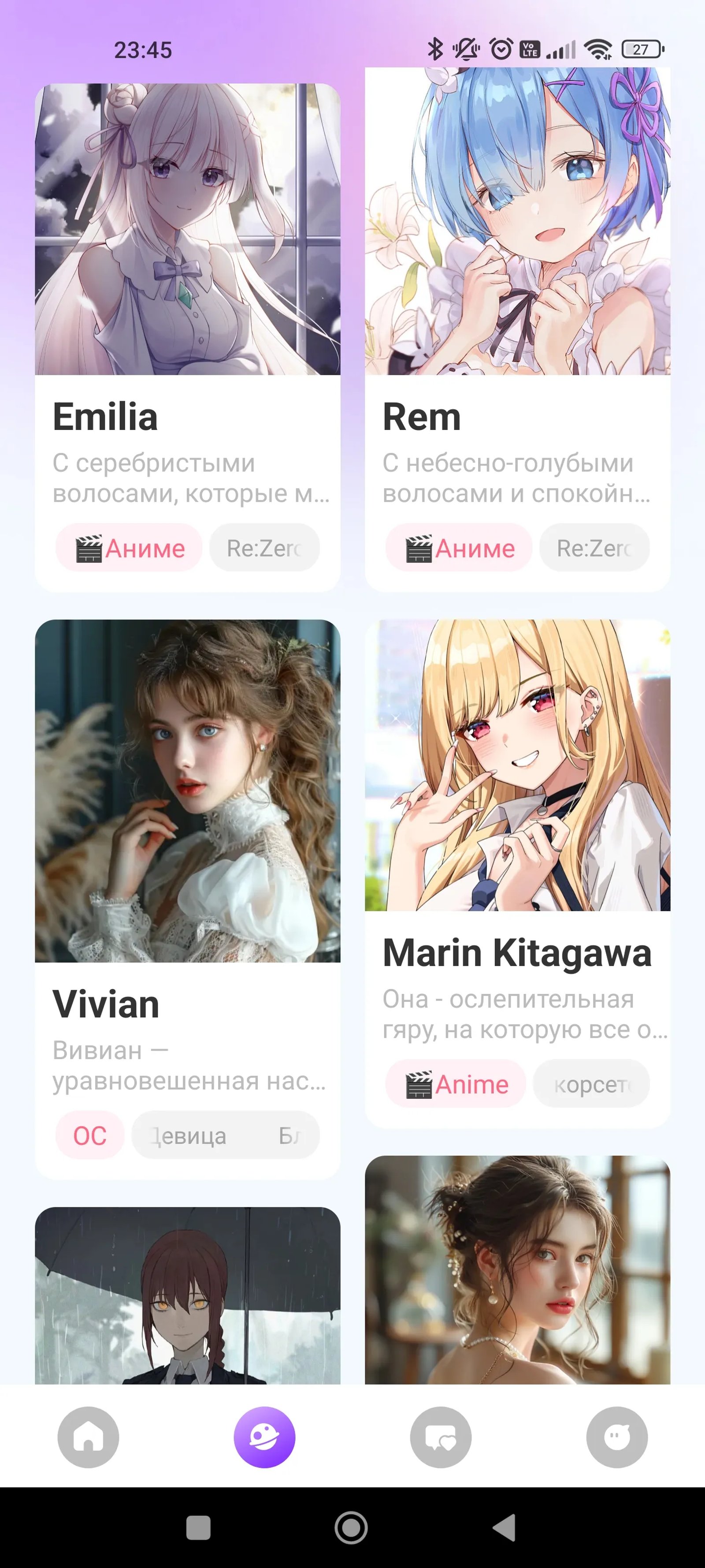 Sweet AI Персонажи