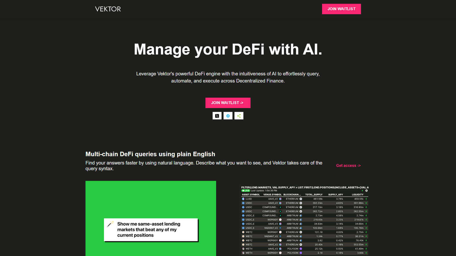 Vektor AI — интерфейс нейросети Vektor AI — интерфейс нейросети
