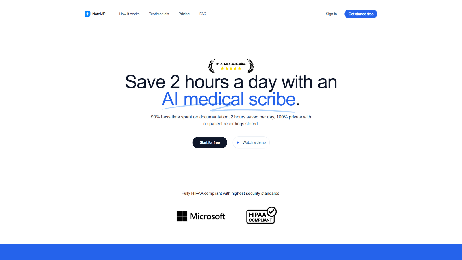 NoteMD — интерфейс нейросети NoteMD — интерфейс нейросети