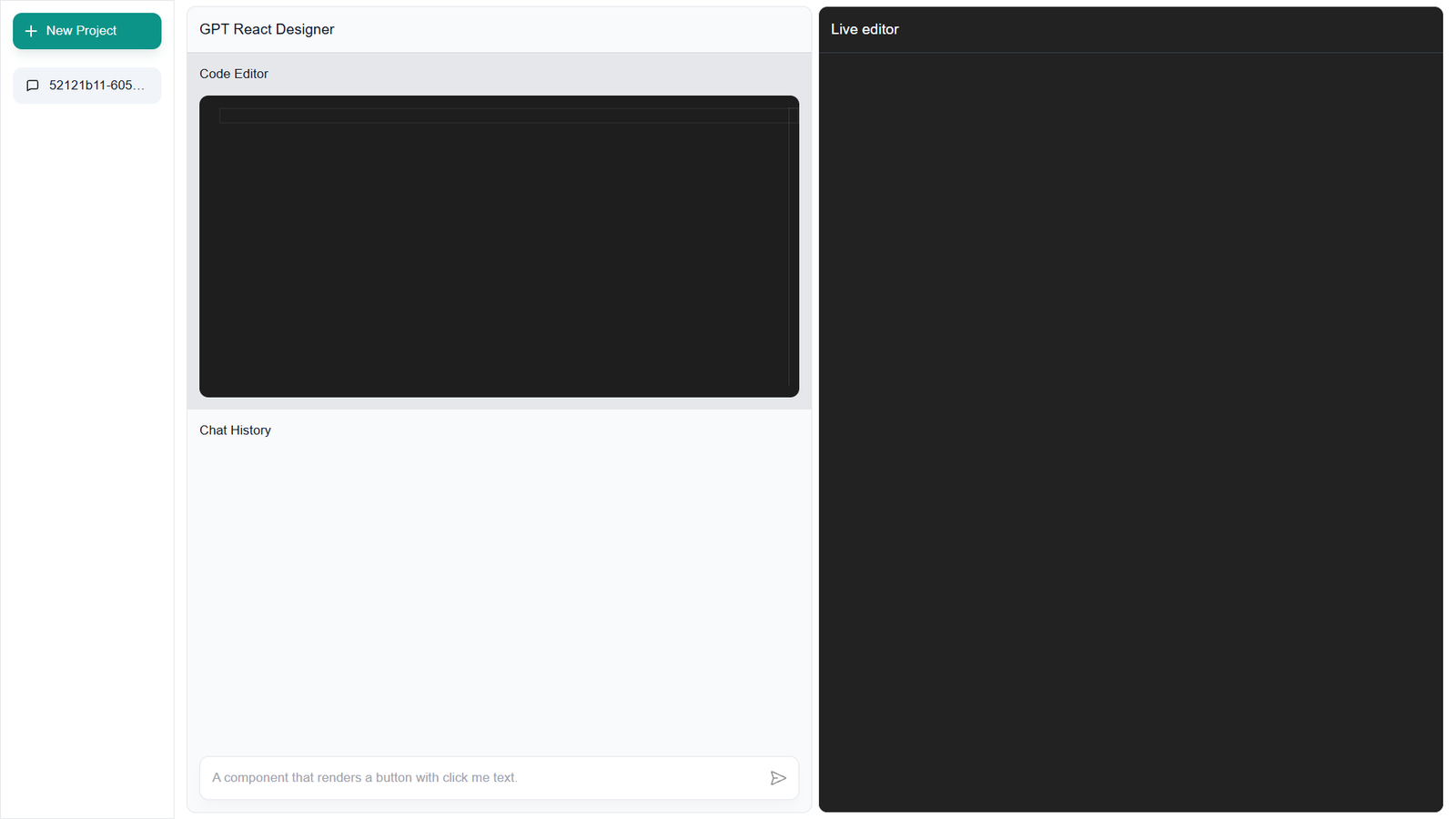 GPT React Designer — интерфейс нейросети GPT React Designer — интерфейс нейросети