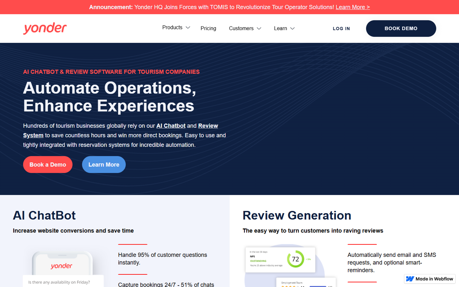 Yonder HQ — интерфейс нейросети Yonder HQ — интерфейс нейросети