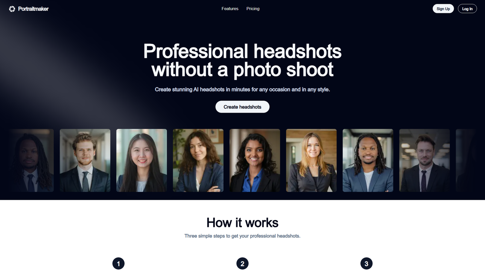 PortraitMaker AI — интерфейс нейросети PortraitMaker AI — интерфейс нейросети