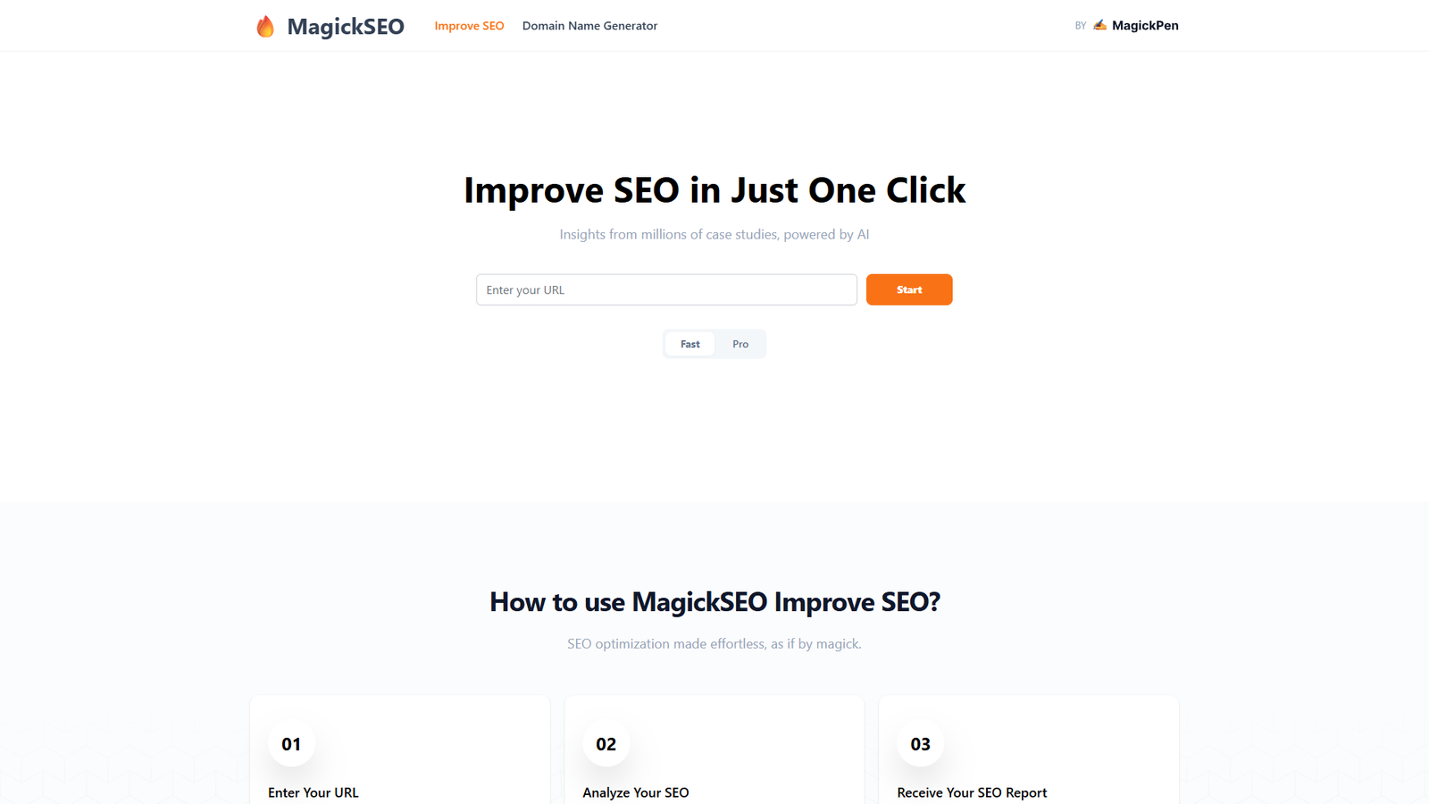 MagickSEO — интерфейс нейросети MagickSEO — интерфейс нейросети