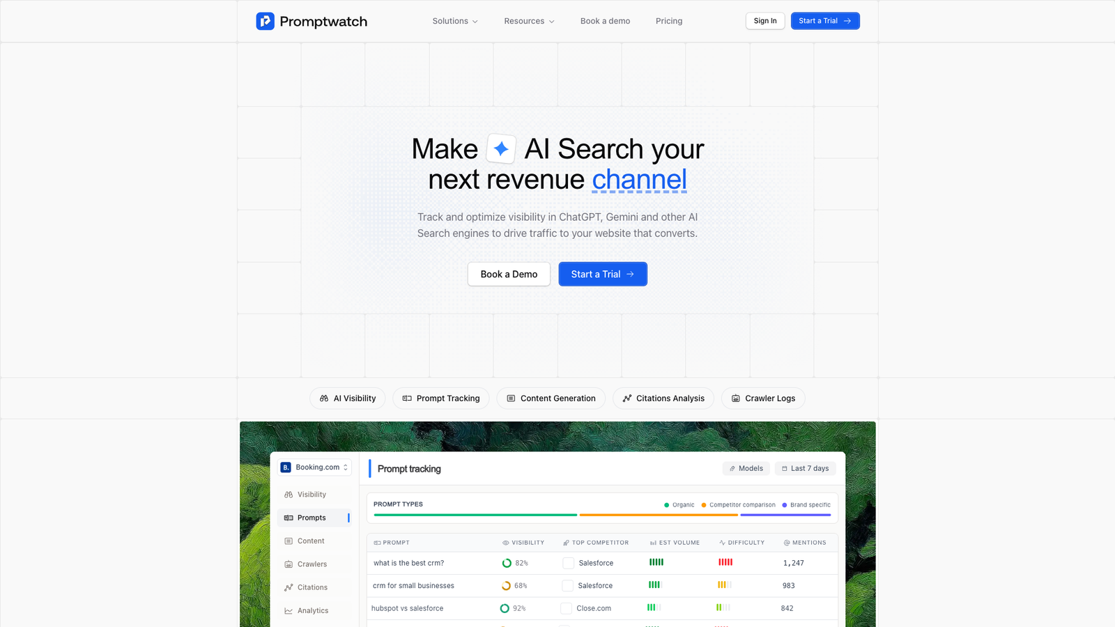 Promptwatch — интерфейс нейросети Promptwatch — интерфейс нейросети