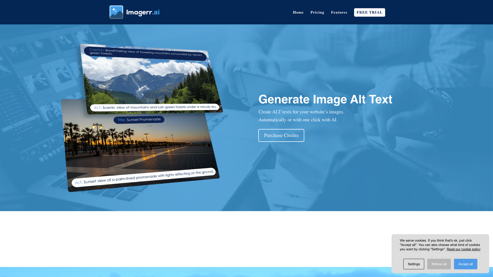 Imagerr AI — интерфейс нейросети Imagerr AI — интерфейс нейросети