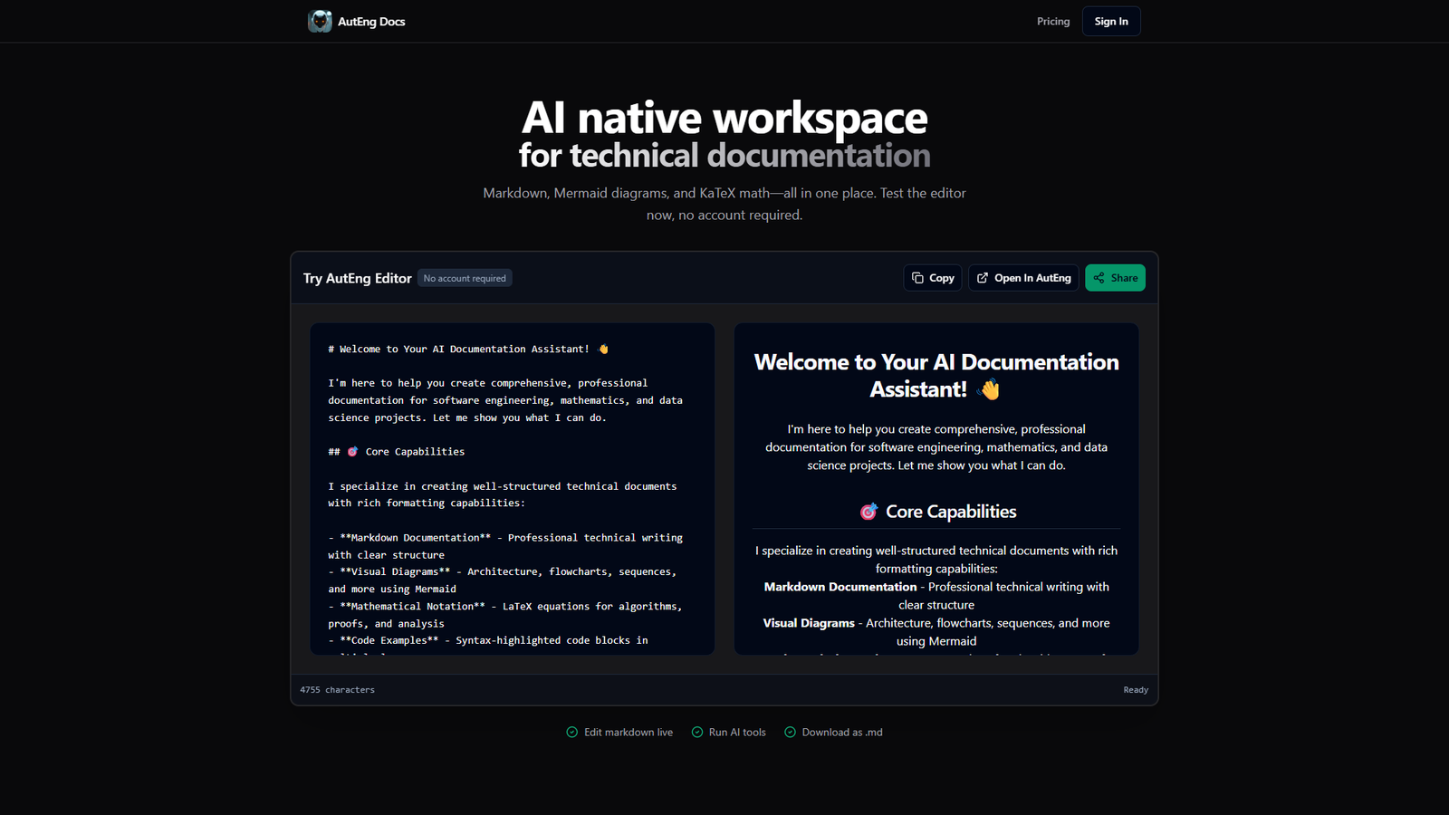 AutEng Docs — интерфейс нейросети AutEng Docs — интерфейс нейросети