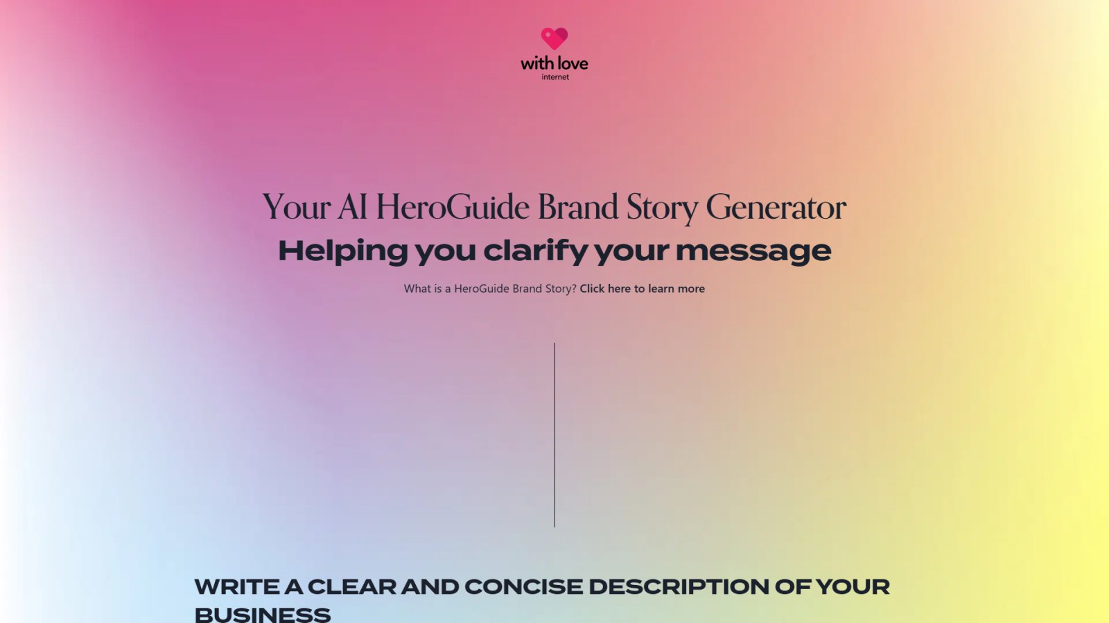 BrandScript Generator нейросеть Главная страница