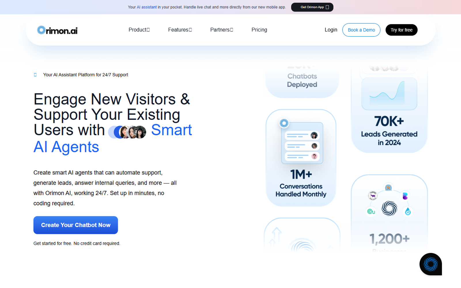 Orimon.ai — интерфейс нейросети Orimon.ai — интерфейс нейросети