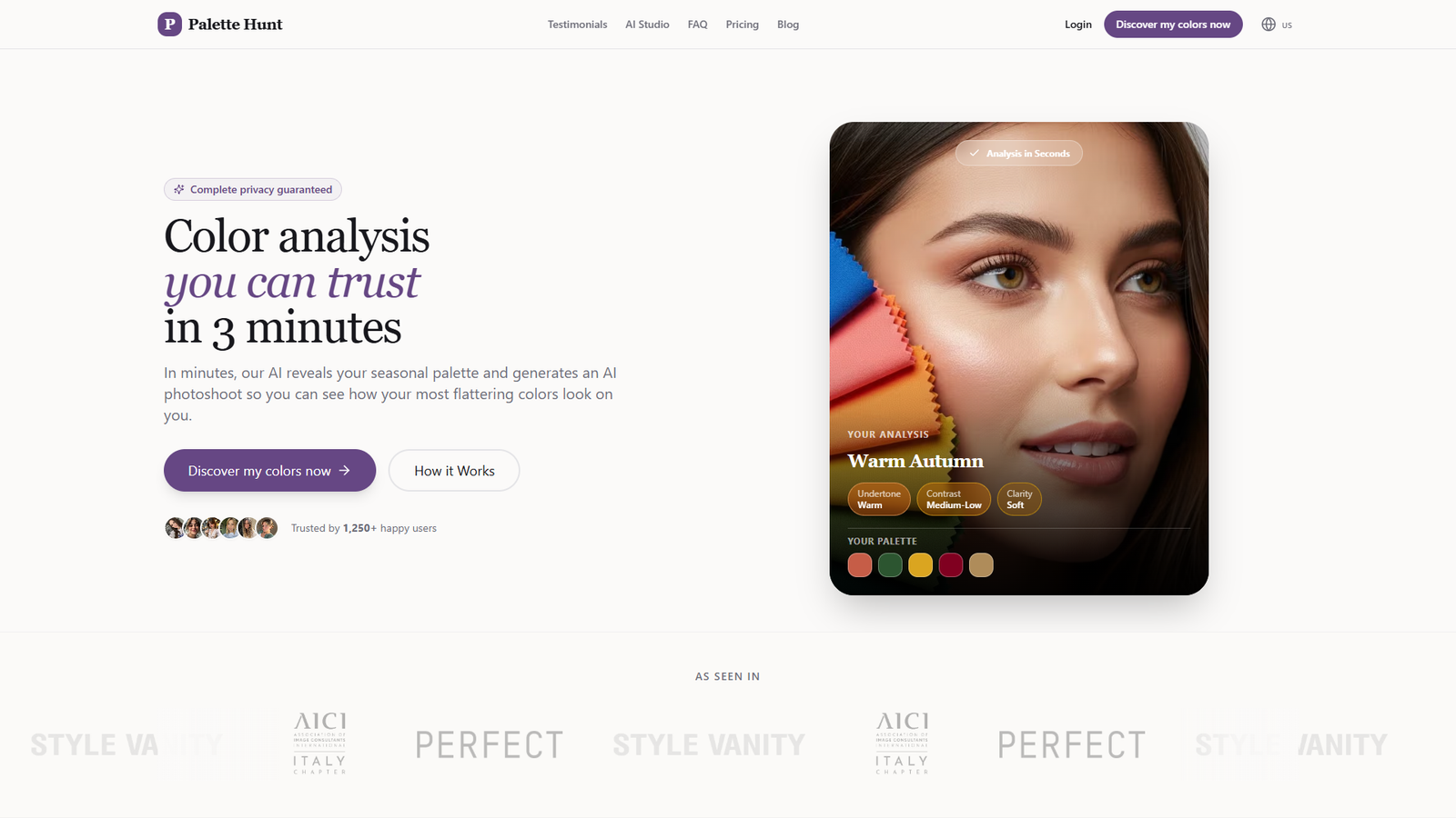 Palette Hunt — интерфейс нейросети Palette Hunt — интерфейс нейросети