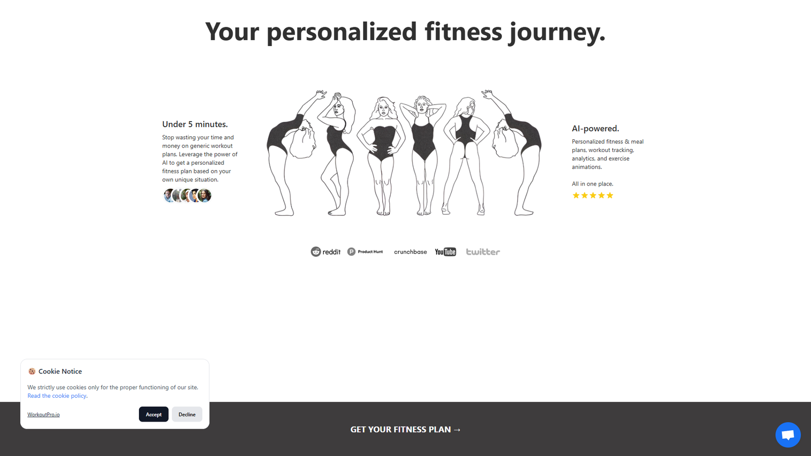 WorkoutPro — интерфейс нейросети WorkoutPro — интерфейс нейросети