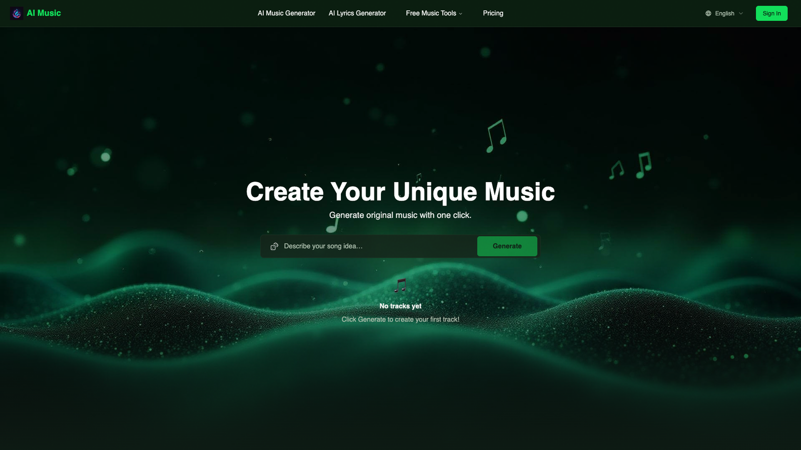 AI Song Creator — интерфейс нейросети AI Song Creator — интерфейс нейросети