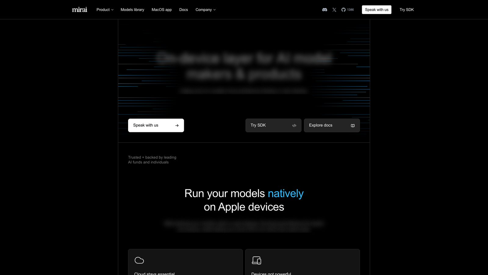 Mirai — интерфейс нейросети Mirai — интерфейс нейросети