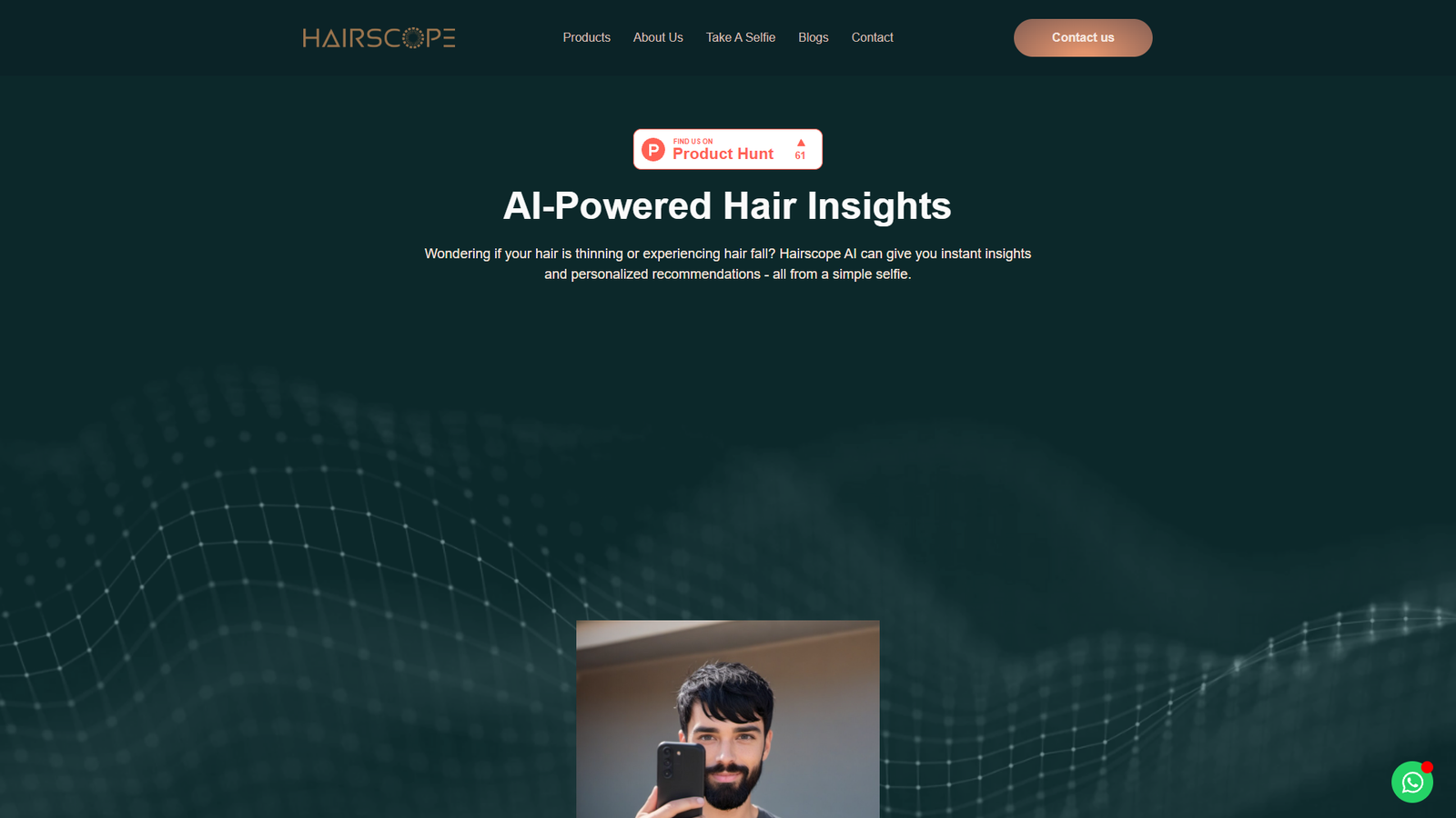Hairscope AI — интерфейс нейросети Hairscope AI — интерфейс нейросети