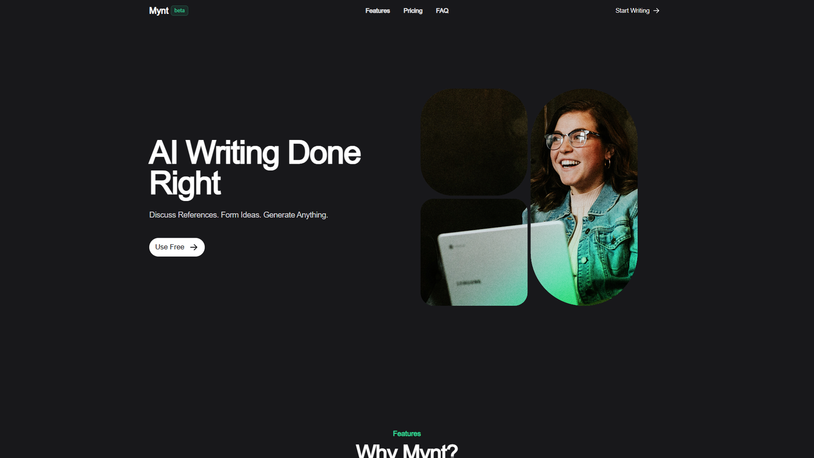 Mynt — интерфейс нейросети Mynt — интерфейс нейросети