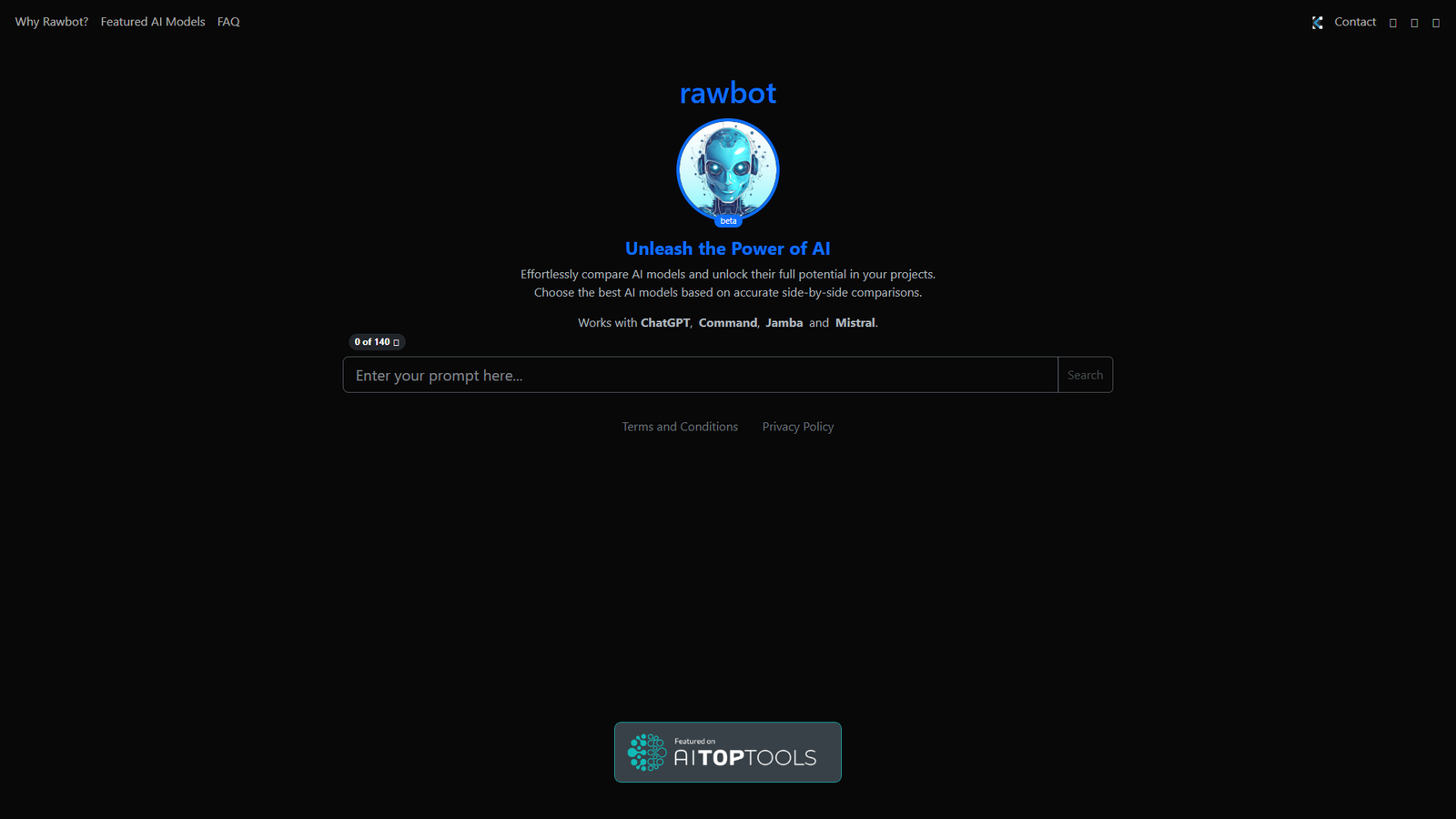 Rawbot — интерфейс нейросети Rawbot — интерфейс нейросети