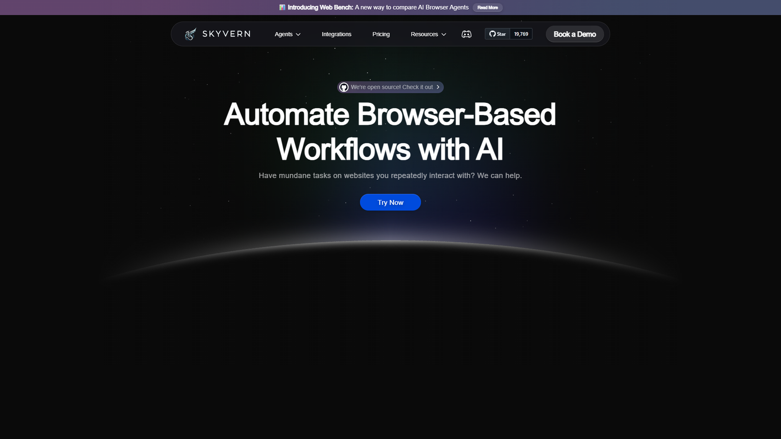 Skyvern — интерфейс нейросети Skyvern — интерфейс нейросети