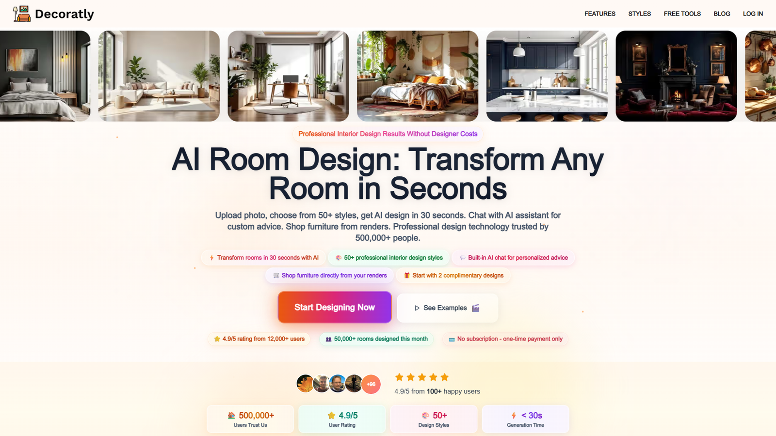 Decoratly — интерфейс нейросети Decoratly — интерфейс нейросети