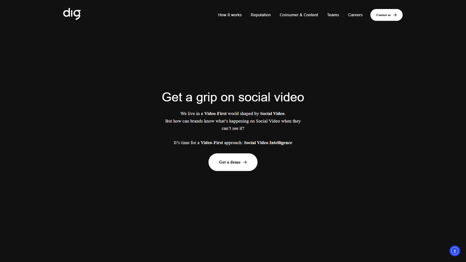Dig — Social Video Intelligence Platform — интерфейс нейросети Dig — Social Video Intelligence Platform — интерфейс нейросети