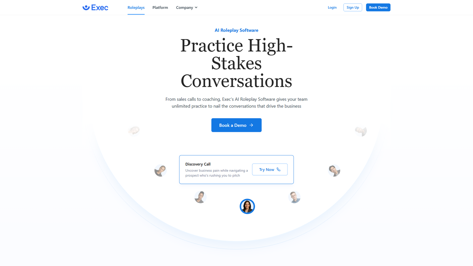 Exec AI Roleplay Software — интерфейс нейросети Exec AI Roleplay Software — интерфейс нейросети