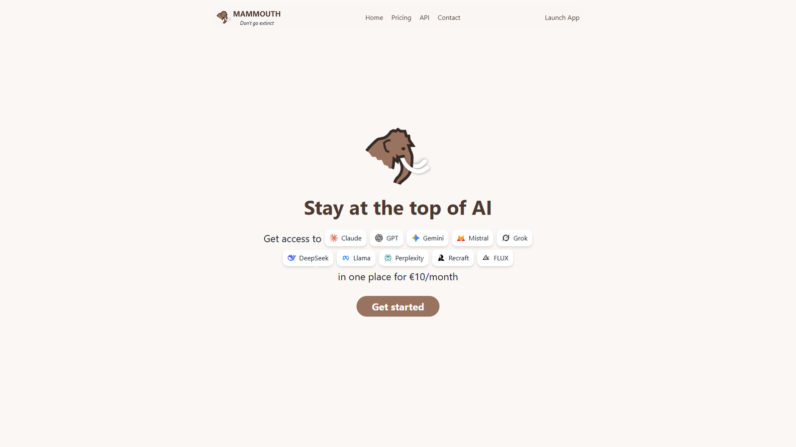 Mammouth AI — интерфейс нейросети Mammouth AI — интерфейс нейросети