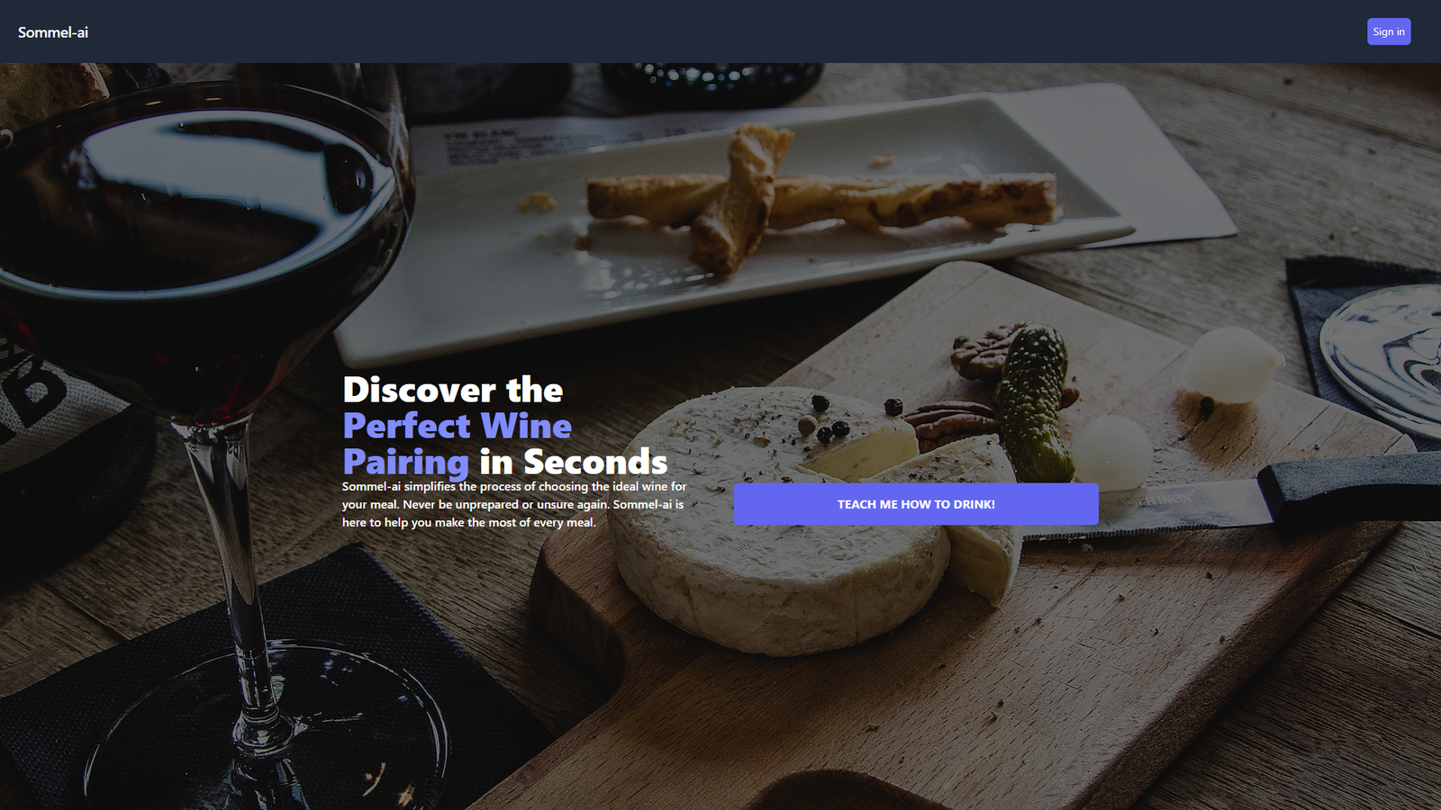 Sommel-ai — интерфейс нейросети Sommel-ai — интерфейс нейросети