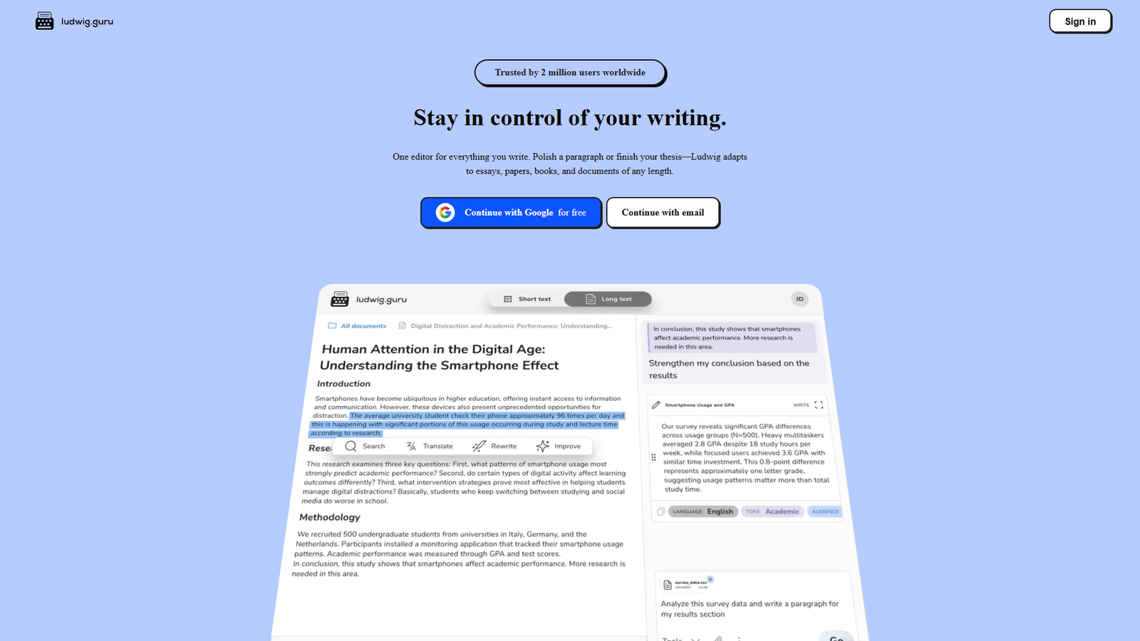 Ludwig — интерфейс нейросети Ludwig — интерфейс нейросети