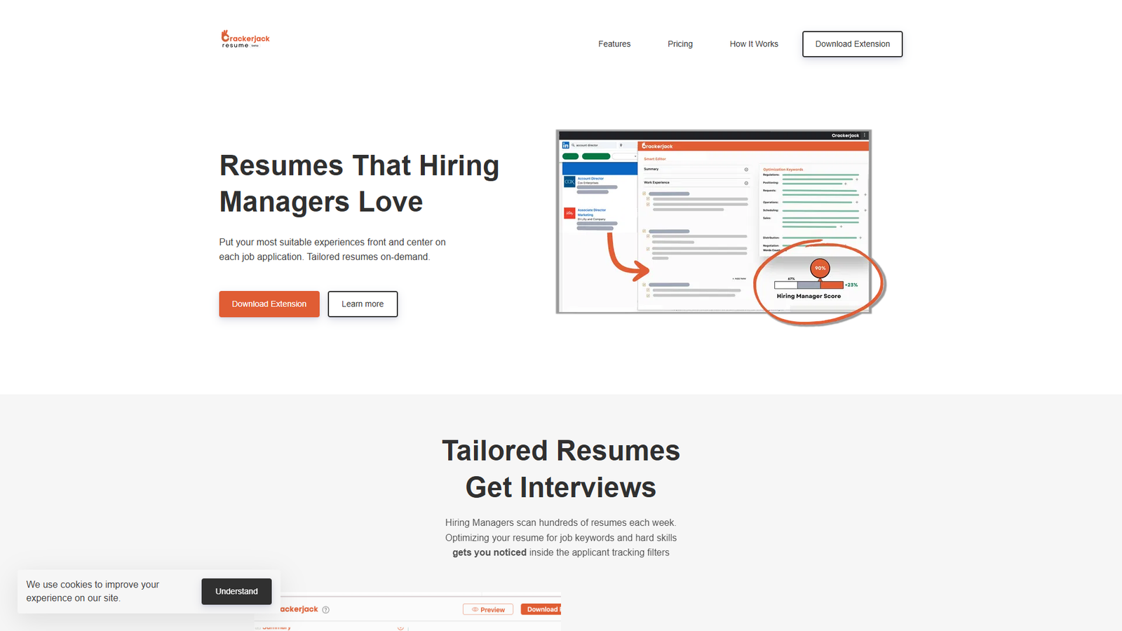 Crackerjack Resume — интерфейс нейросети Crackerjack Resume — интерфейс нейросети