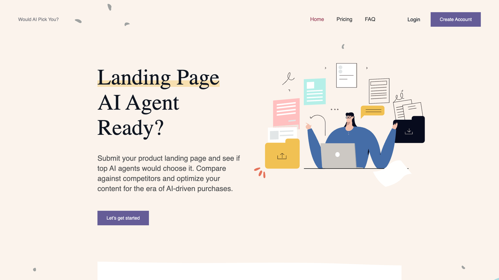 Would AI Pick You — интерфейс нейросети Would AI Pick You — интерфейс нейросети