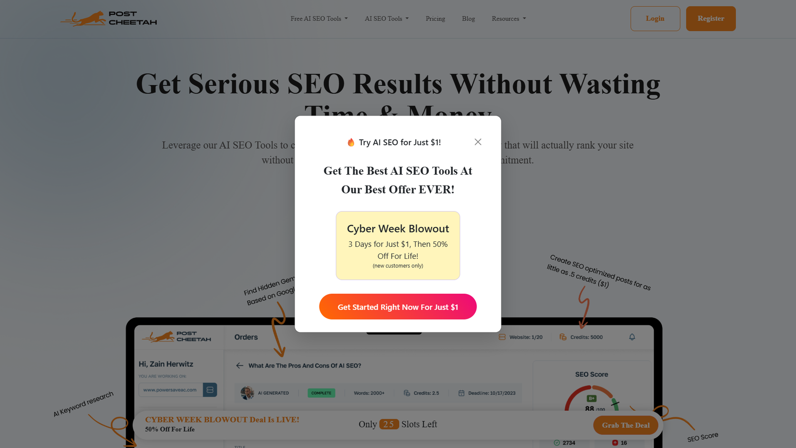 Post Cheetah — интерфейс нейросети Post Cheetah — интерфейс нейросети