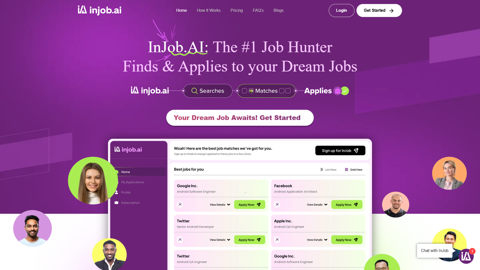 InJob.AI — интерфейс нейросети InJob.AI — интерфейс нейросети