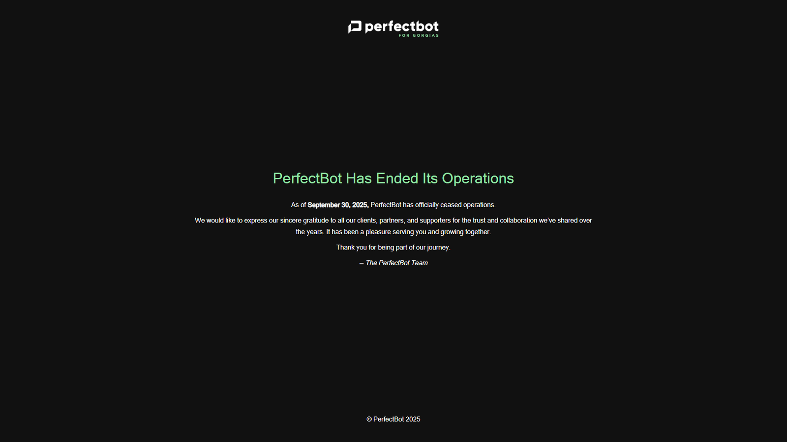 PerfectBot — интерфейс нейросети PerfectBot — интерфейс нейросети