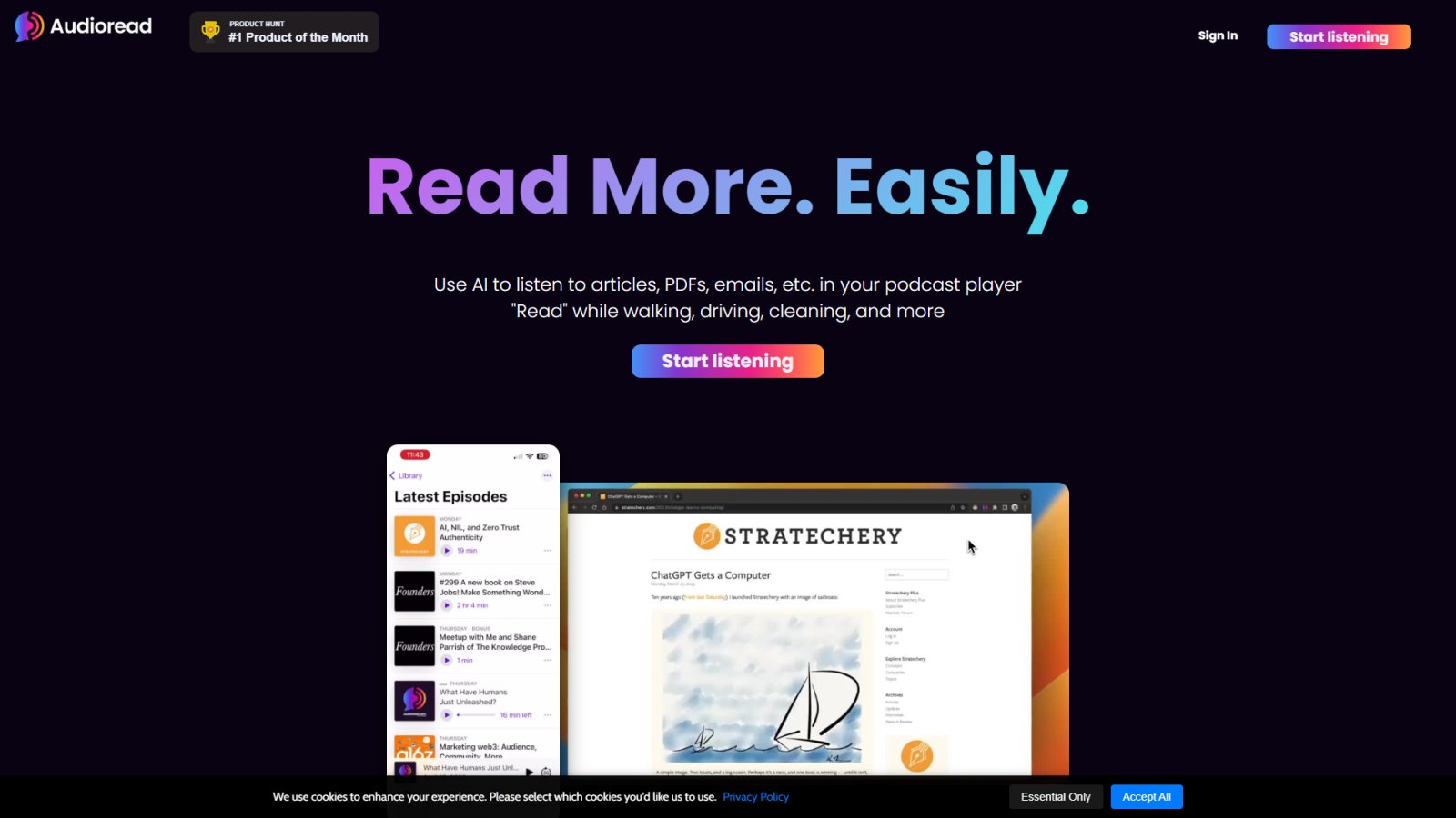 Audioread нейросеть Главная страница