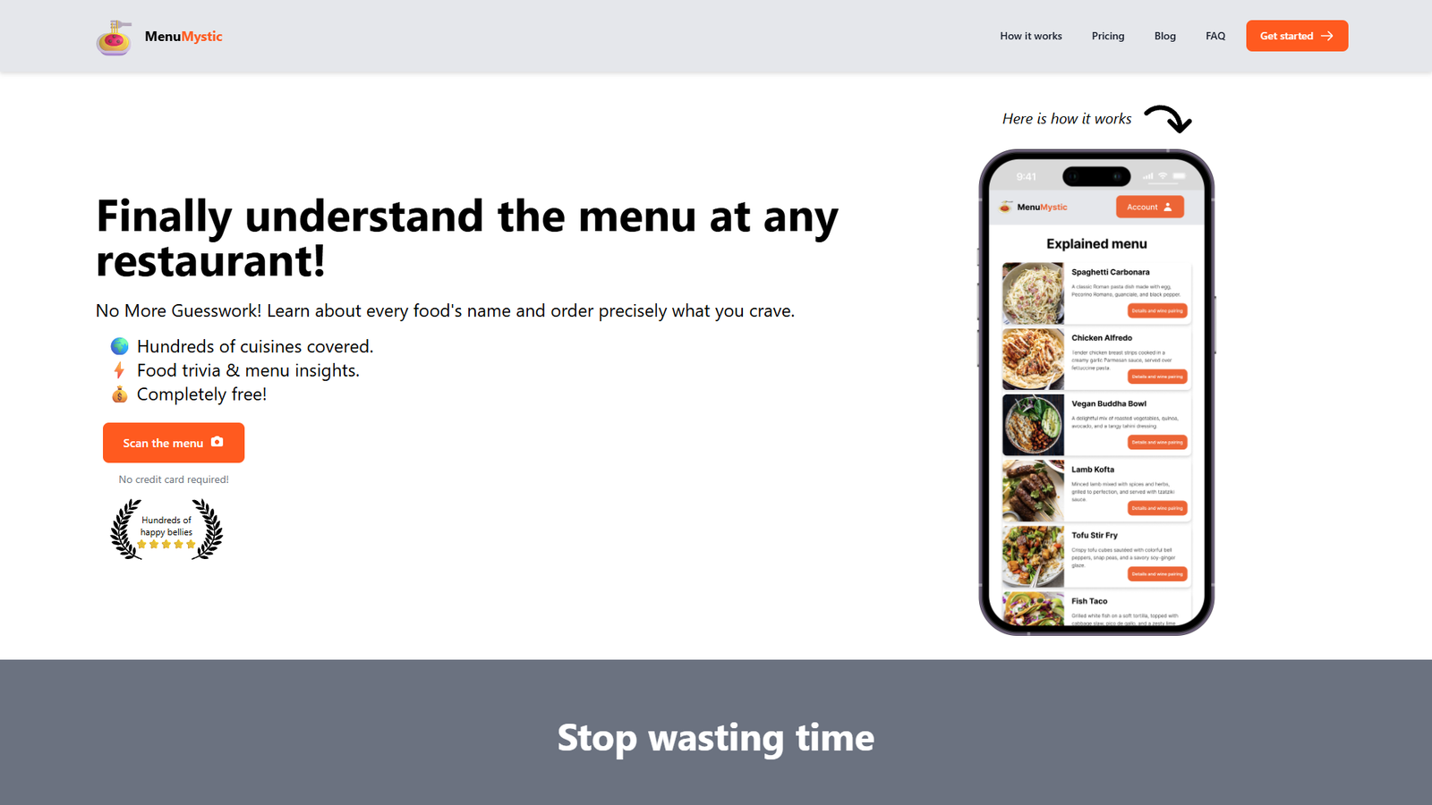MenuMystic — интерфейс нейросети MenuMystic — интерфейс нейросети