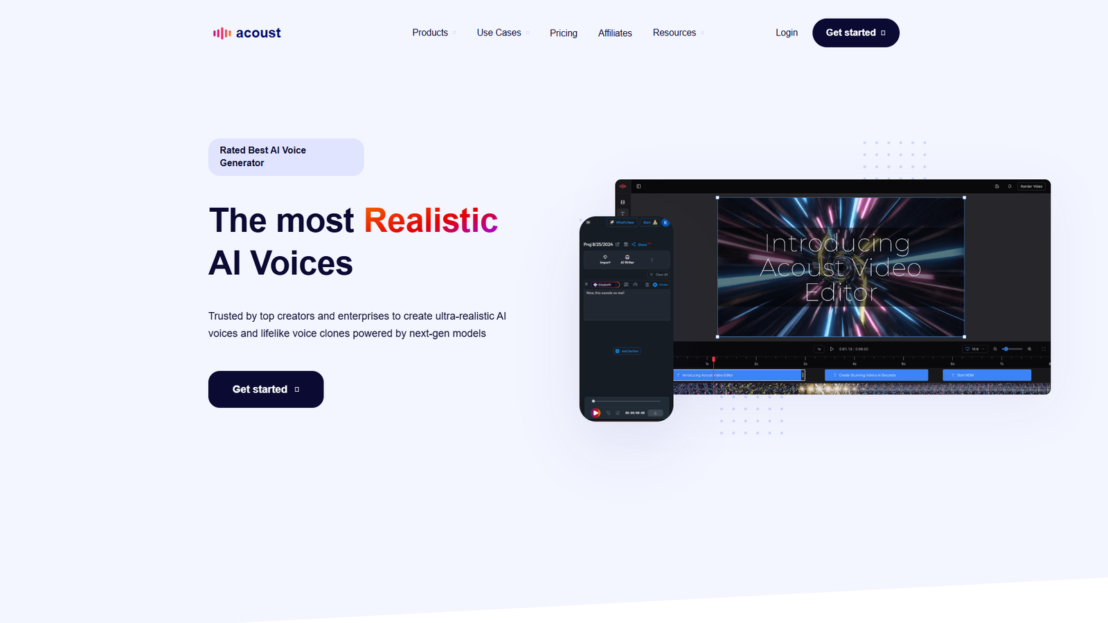 Acoust AI — интерфейс нейросети Acoust AI — интерфейс нейросети