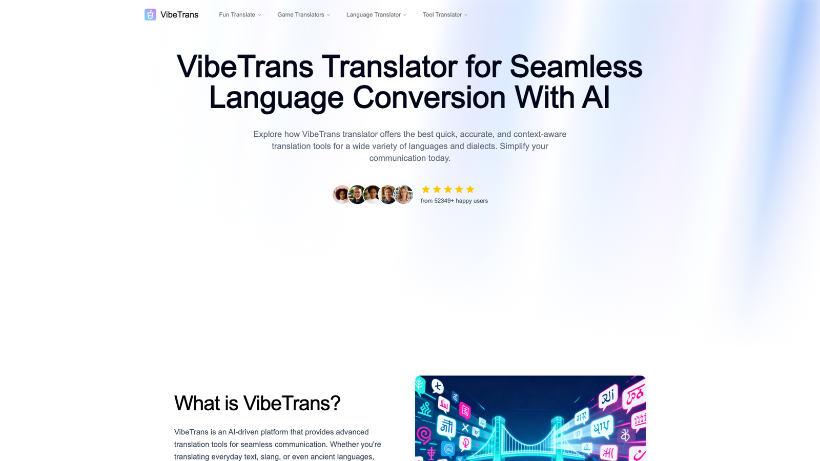 VibeTrans — интерфейс нейросети VibeTrans — интерфейс нейросети