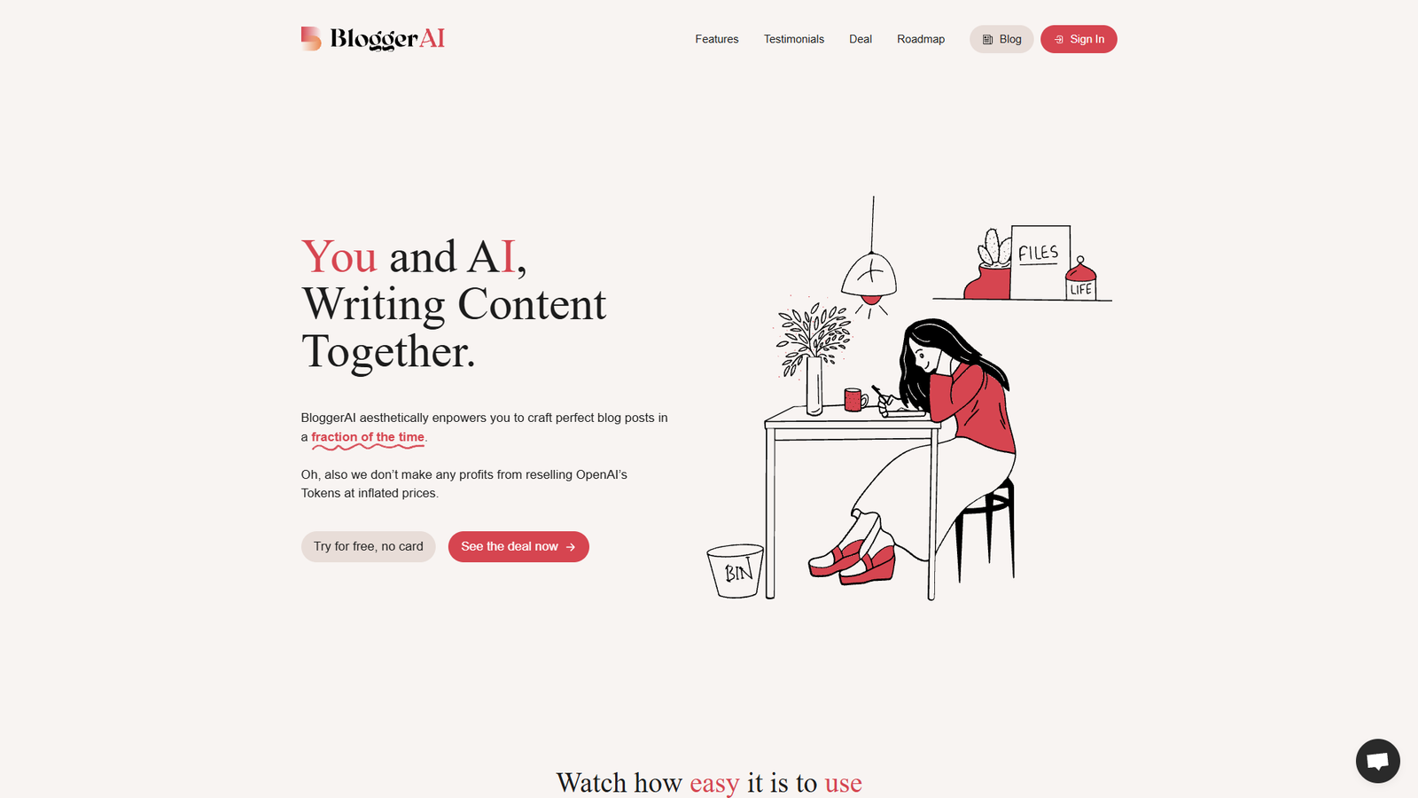 BloggerAI — интерфейс нейросети BloggerAI — интерфейс нейросети