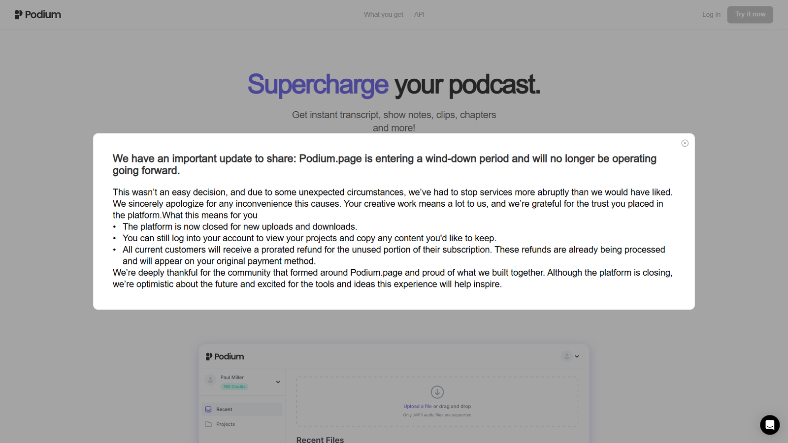 Podium — интерфейс нейросети Podium — интерфейс нейросети