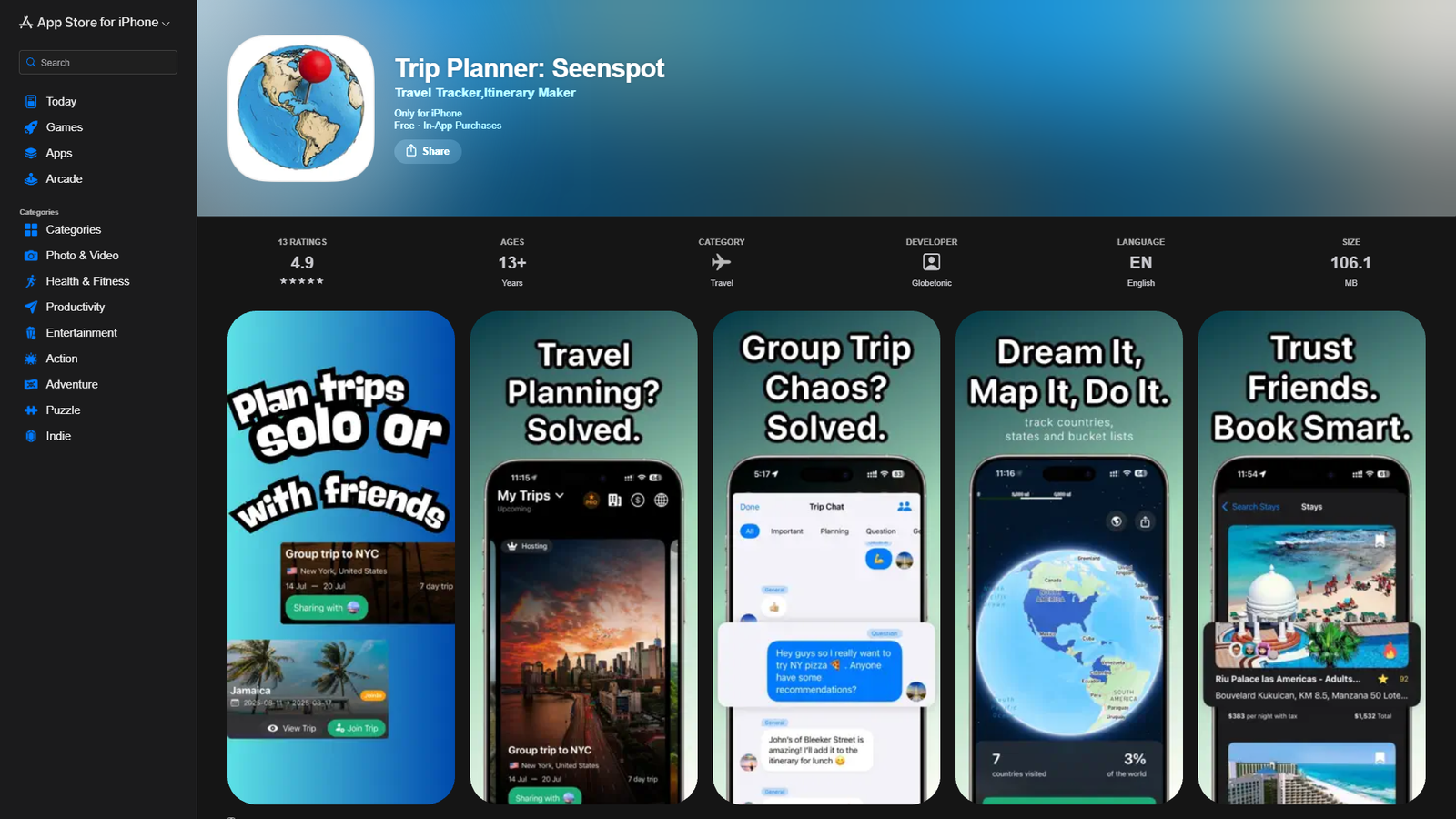 Trip Planner Seenspot — интерфейс нейросети Trip Planner Seenspot — интерфейс нейросети