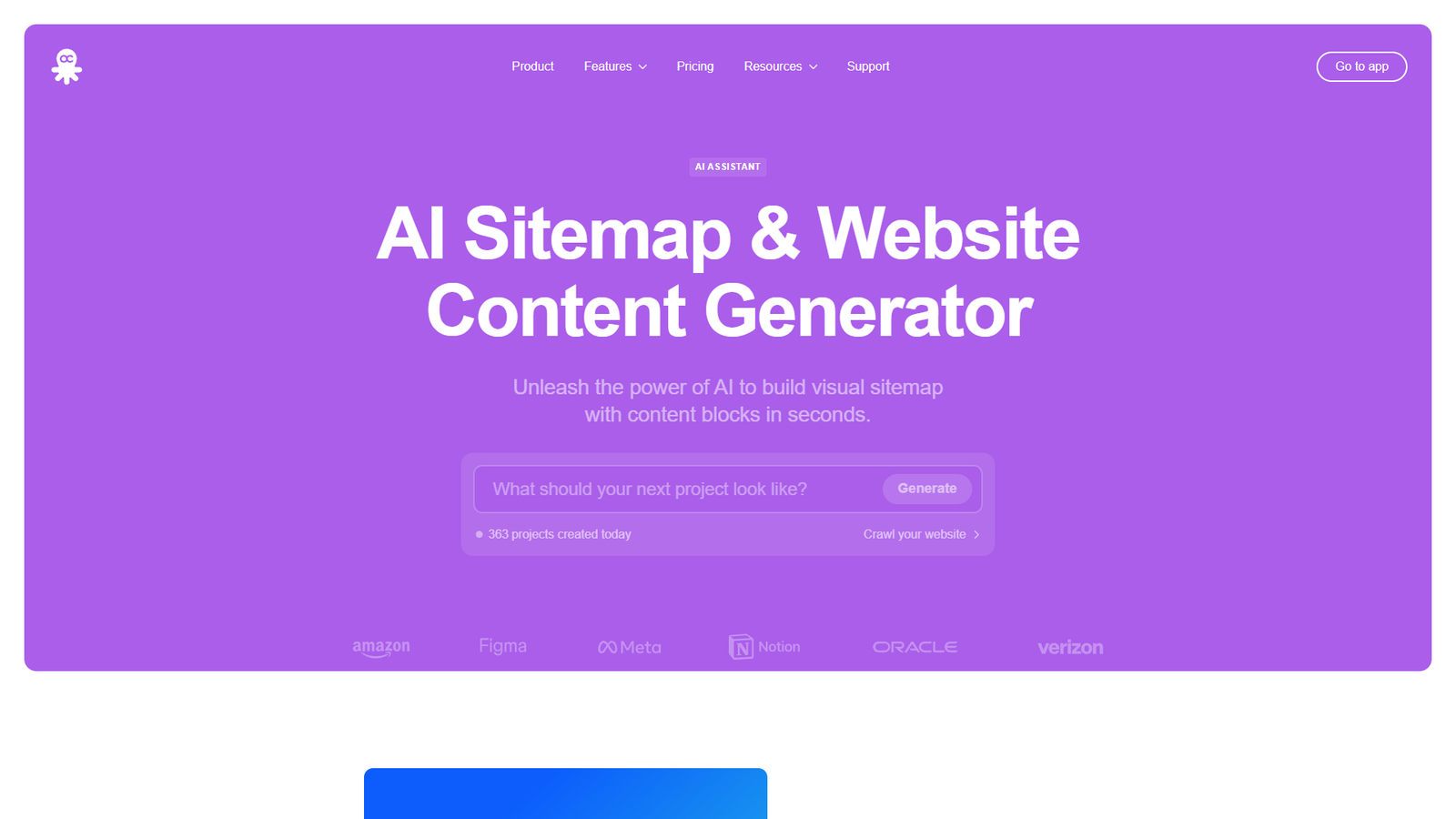 Octopus.do AI Sitemap & Website Content Generator — интерфейс нейросети Octopus.do AI Sitemap & Website Content Generator — интерфейс нейросети