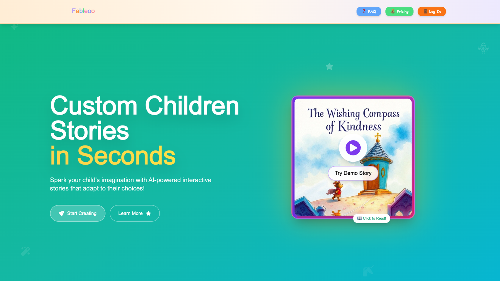 Fableoo — интерфейс нейросети Fableoo — интерфейс нейросети