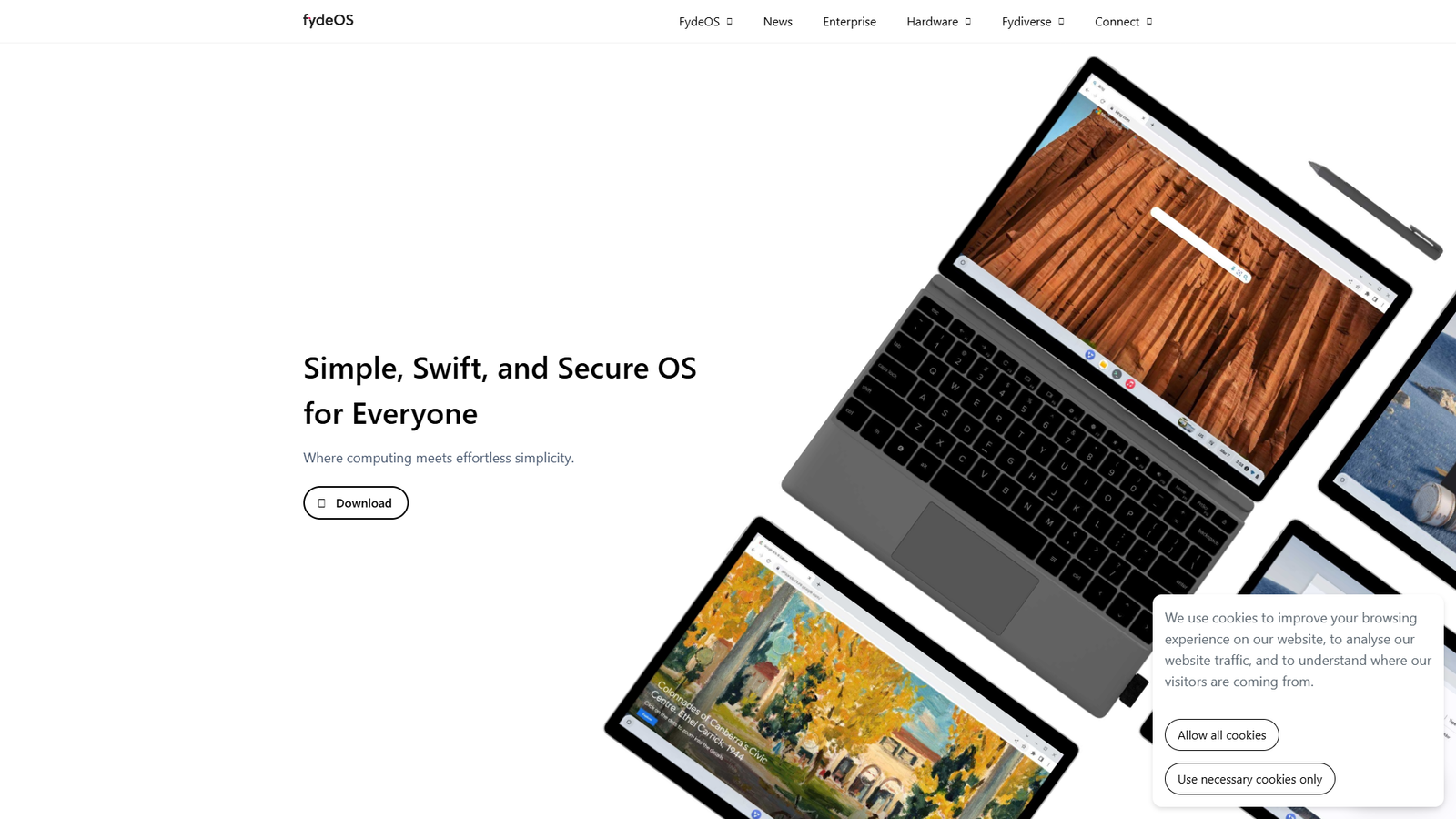 FydeOS — интерфейс нейросети FydeOS — интерфейс нейросети