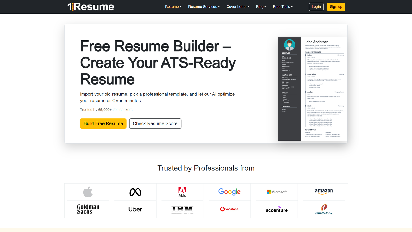 1MillionResume — интерфейс нейросети 1MillionResume — интерфейс нейросети