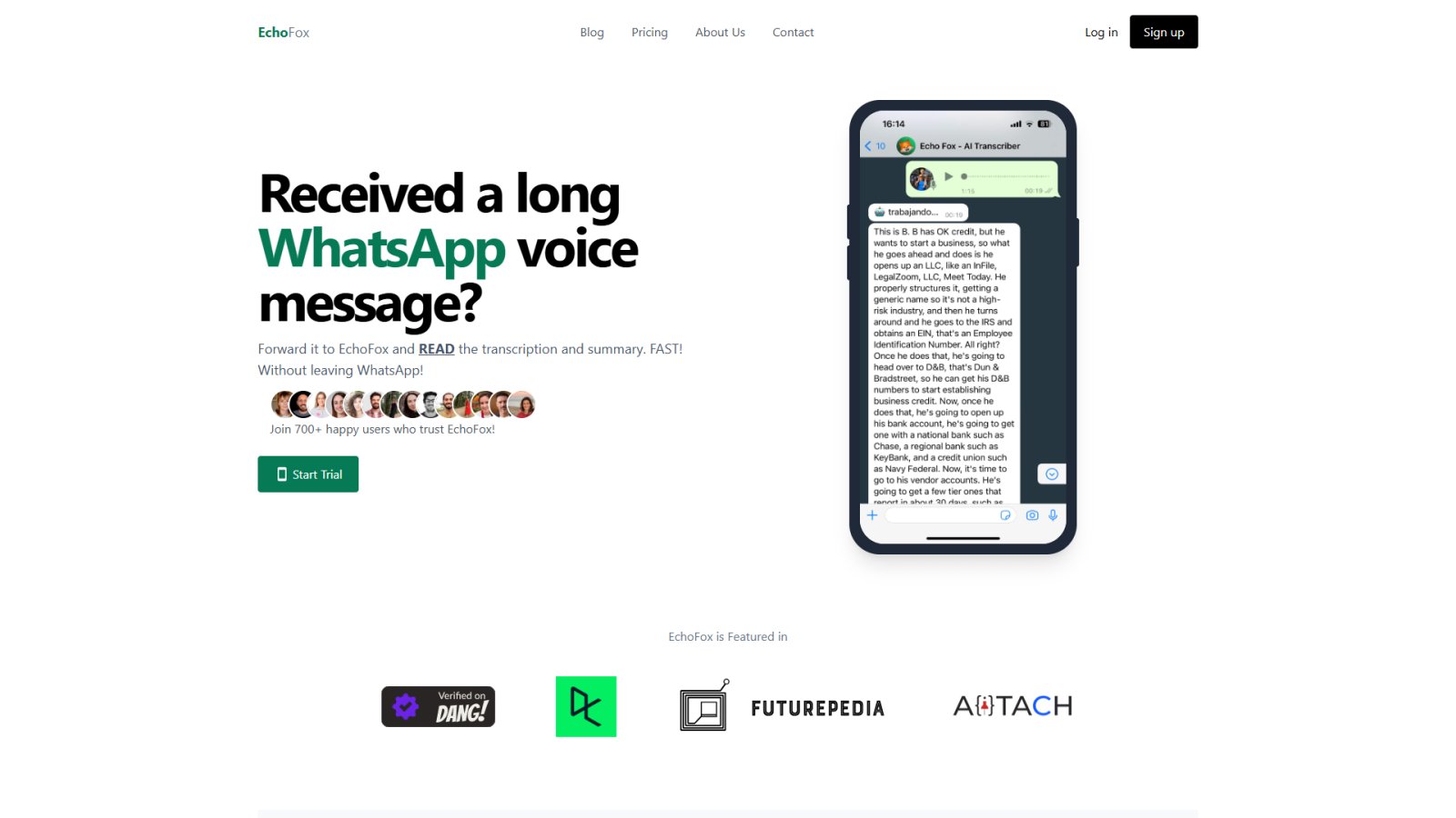 EchoFox нейросеть Главная страница EchoFox нейросеть Главная страница